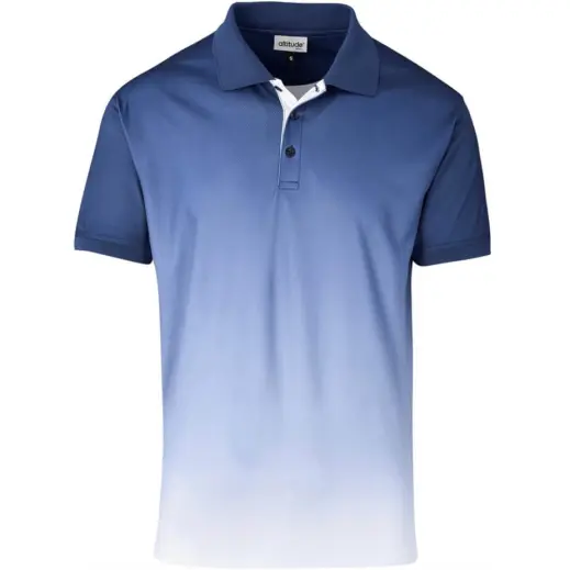 Mens Dakota Golf Shirt Navy Front